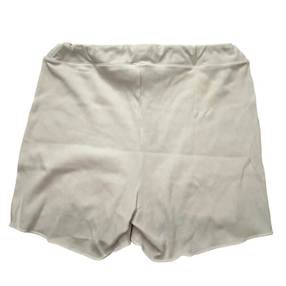 Skims‎ 3X Cotton Ribbed Sleep Shorts Bone Relaxed Fit NWT - Picture 3 of 7
